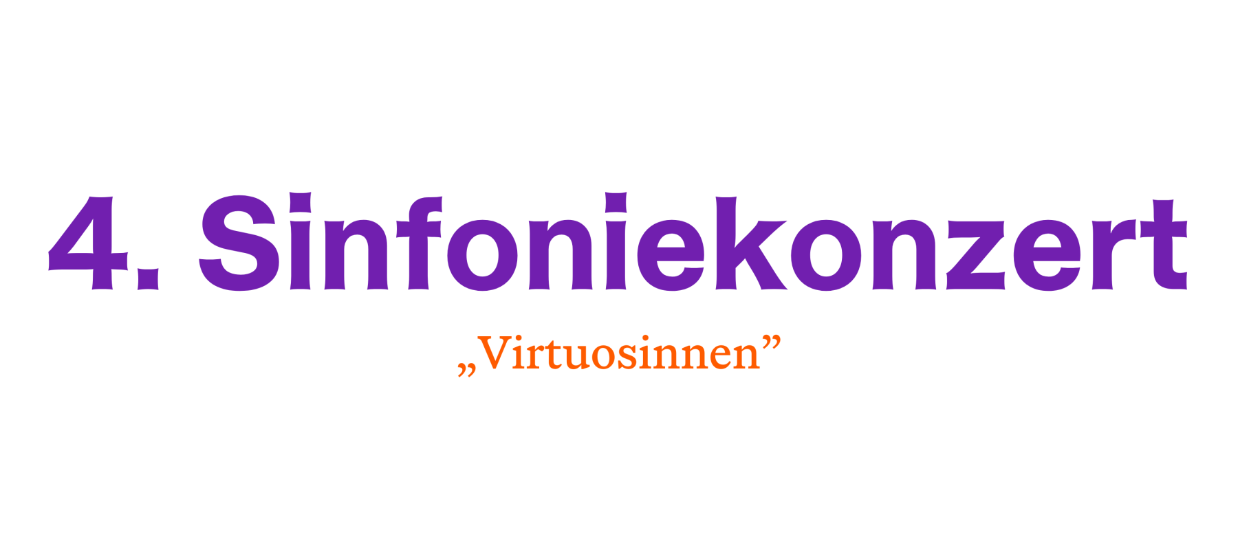 4. Sinfoniekonzert 